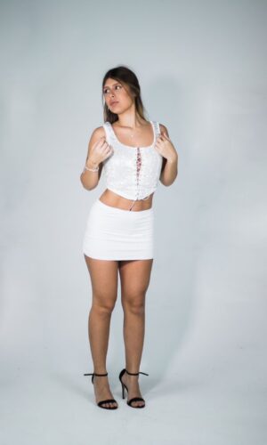 Corset Laura shine Branco