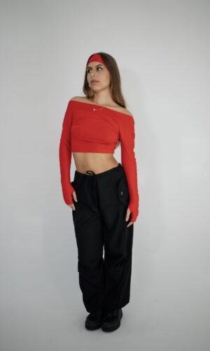 Cropped Nanda Manga Longa