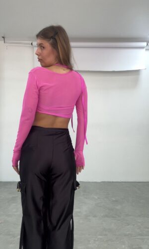 Cropped Astral Tule