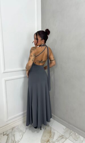 Vestido Giovana Costas Abertas Assimétrico