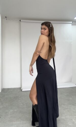 Vestido Giovana Costas Abertas Assimétrico