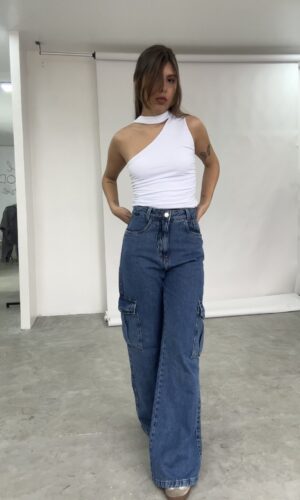 Calça Cargo Stacy Jeans