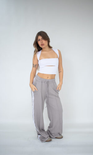 Track Pants Cinza