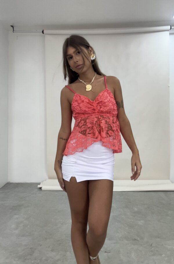 Blusa Batinha Renda Coral - Image 2