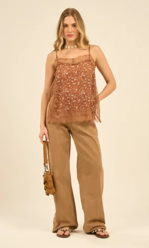 Batinha Floral renda