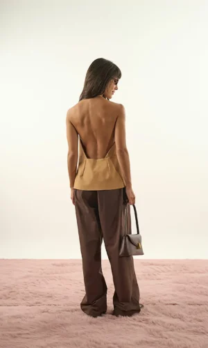 Calça com bolsos Manaca