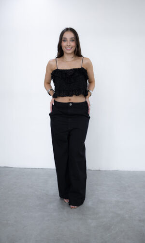 Calça Wide Preta Helena