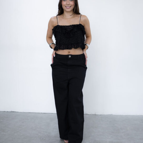 Calça Wide Preta Helena