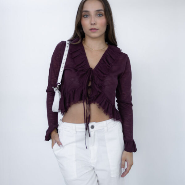 Blusa Bata Manga Longa
