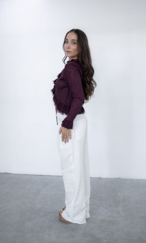 Blusa Bata Manga Longa