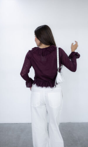 Blusa Bata Manga Longa