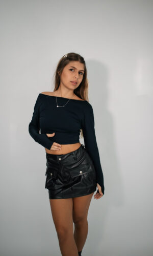 Blusa Nina Costas Abertas