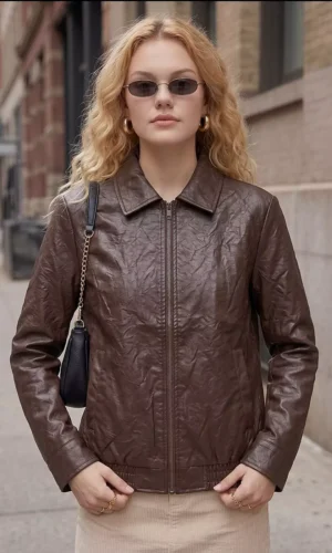 Jaqueta Aviador Couro