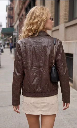 Jaqueta Aviador Couro