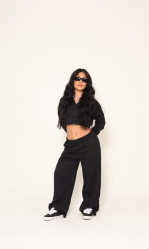 Casaco Cropped Moletom