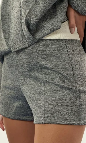 Short Curto Cinza Gi