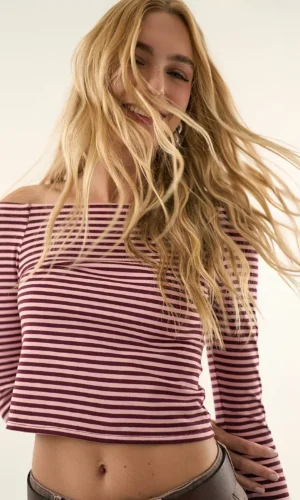 Blusa Ombro a Ombro Listra