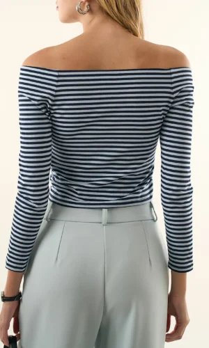 Blusa Ombro a Ombro Listra