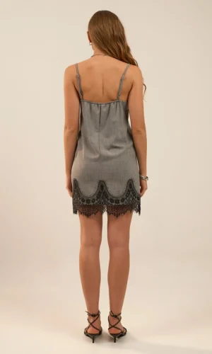 Vestido Lana Renda