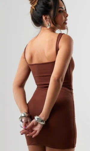 Vestido Basic Decote Quadrado
