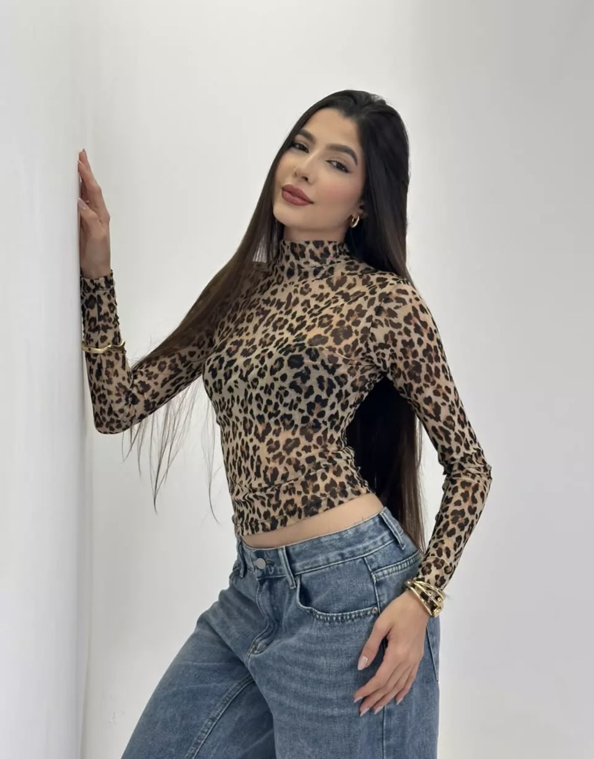 Blusa Tule Animal Print - Imagem 2