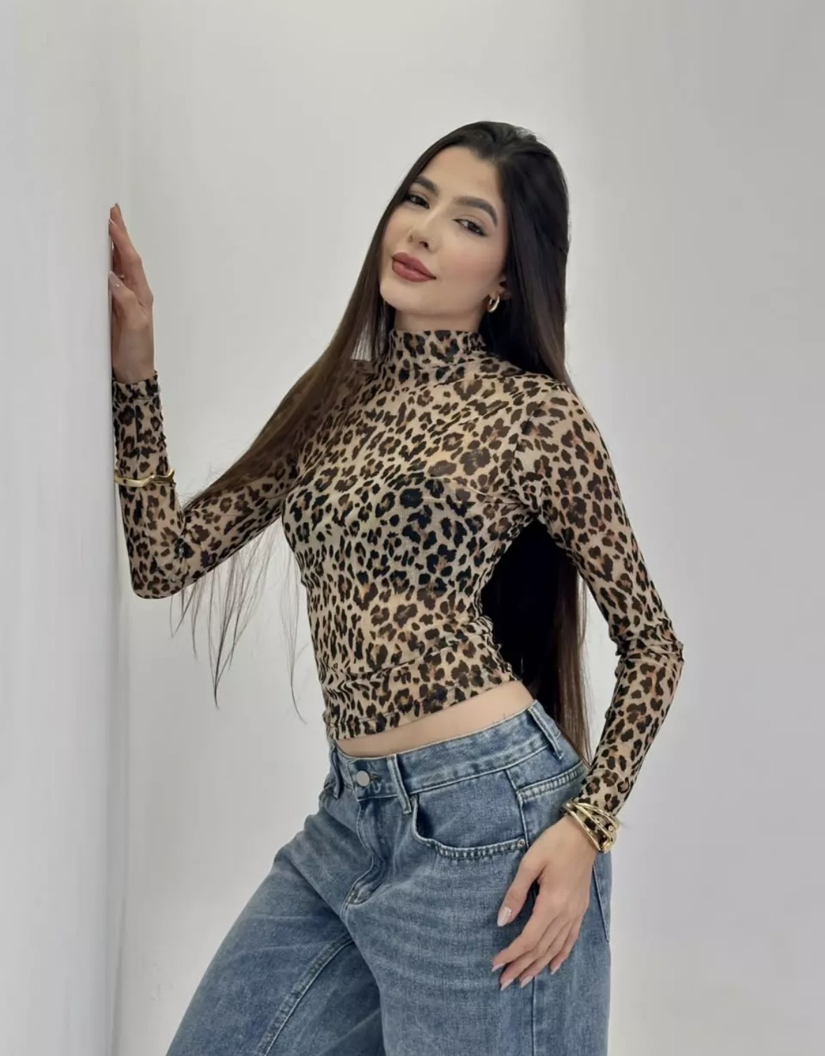Blusa Tule Animal Print - Imagem 7